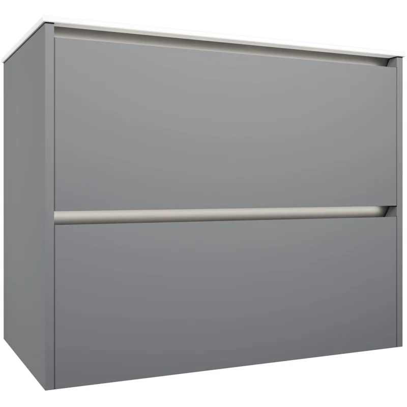 Тумба под раковину Allen Brau Activity 80 1.34012.PGM платина матовый/олива браш