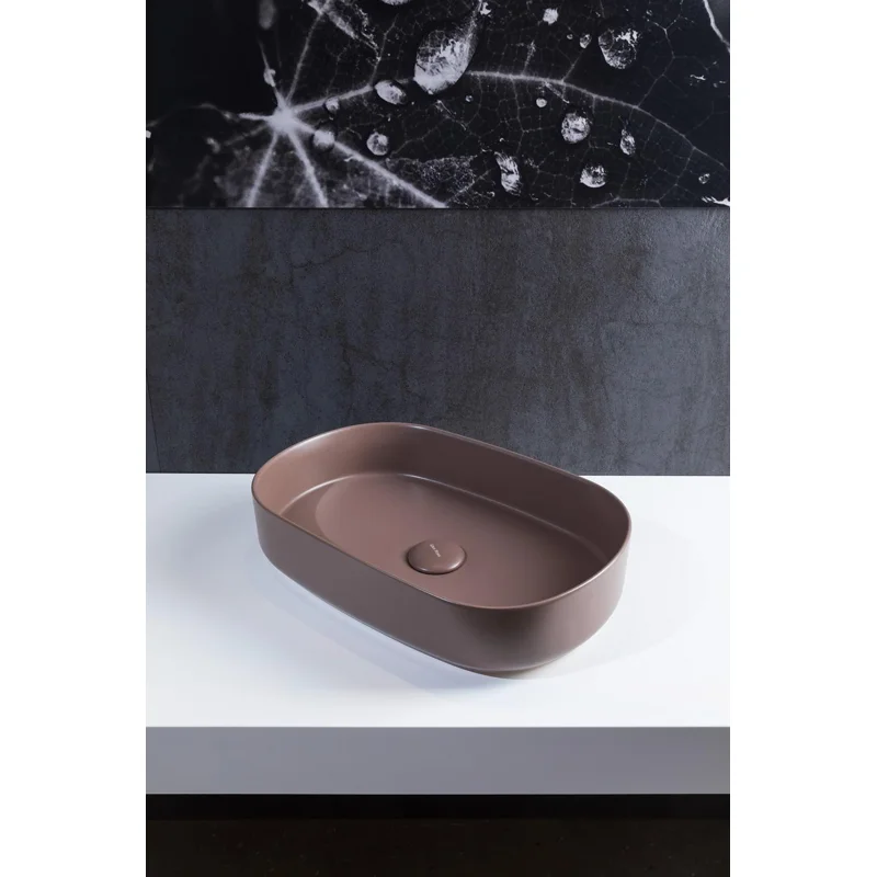 Раковина накладная Allen Brau Fantasy 55 4.11022.TP коричневый