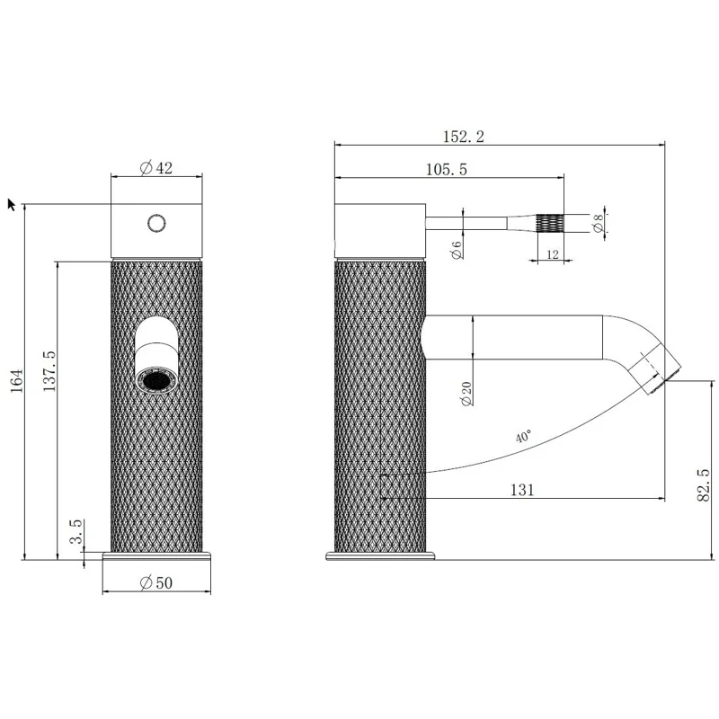 Смеситель для раковины Allen Brau Priority 4.0 5.31С01-00 хром