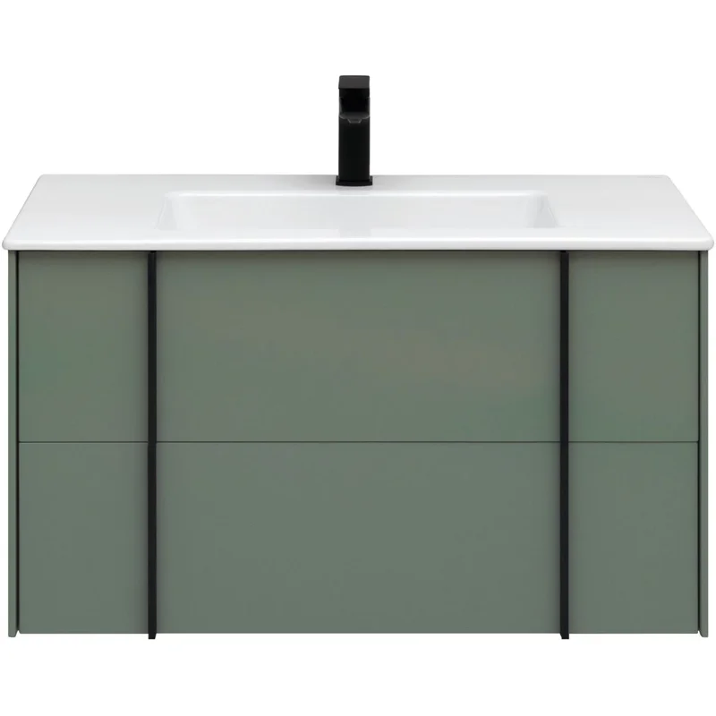 Тумба под раковину Allen Brau Reality 90 1.32006.CGM олива матовый