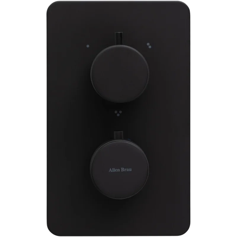 Смеситель для ванны Allen Brau Priority 5.31314-31 (с внутренней частью, 3 выхода) черный матовый