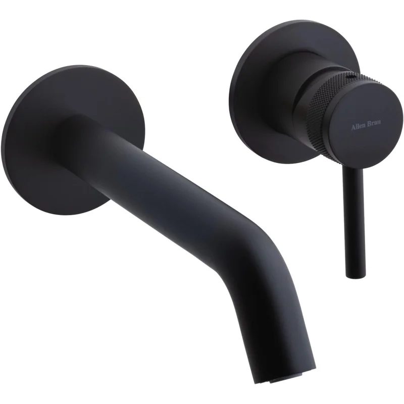 Смеситель для раковины Allen Brau Priority 5.31030-31 (с внутренней частью) черный матовый