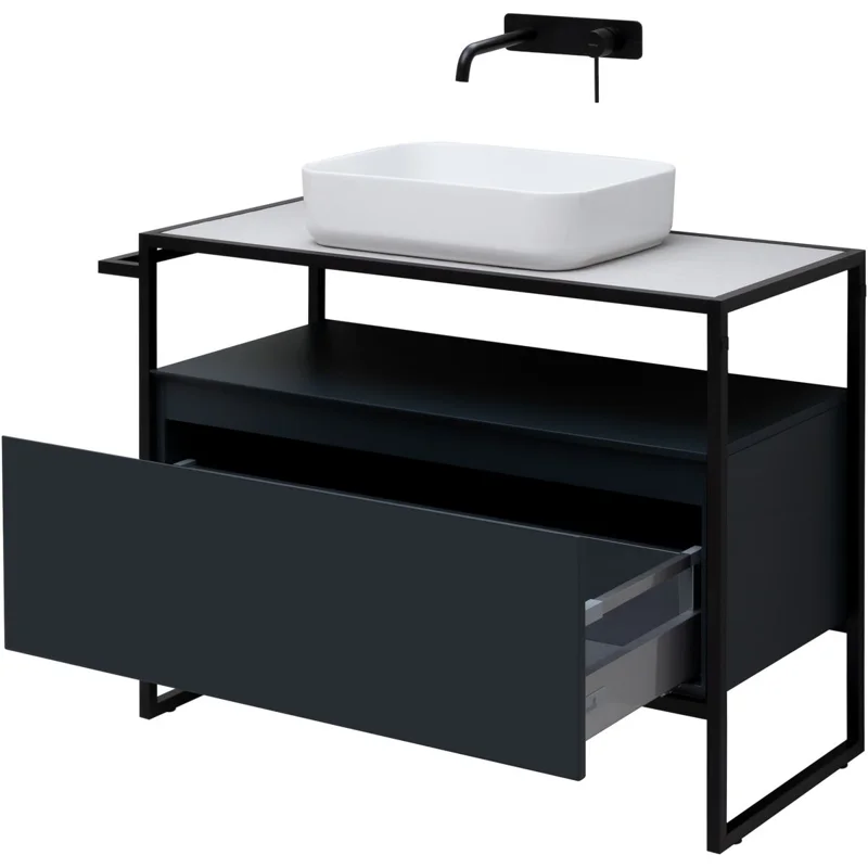 Тумба под раковину Allen Brau Priority 100 1.31003.AM антрацит матовый