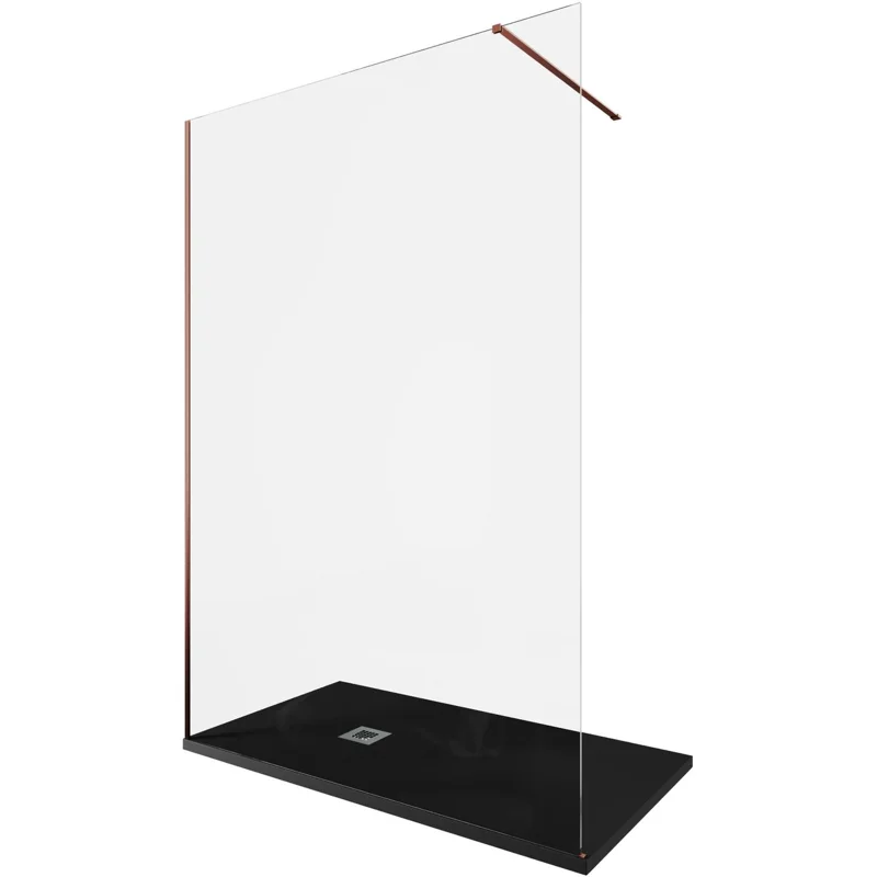 Душевая перегородка Allen Brau Infinity 1 140 3.21029.60 медь браш