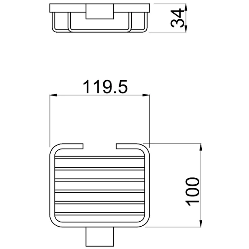 Мыльница Allen Brau Infinity 6.21005-00 хром