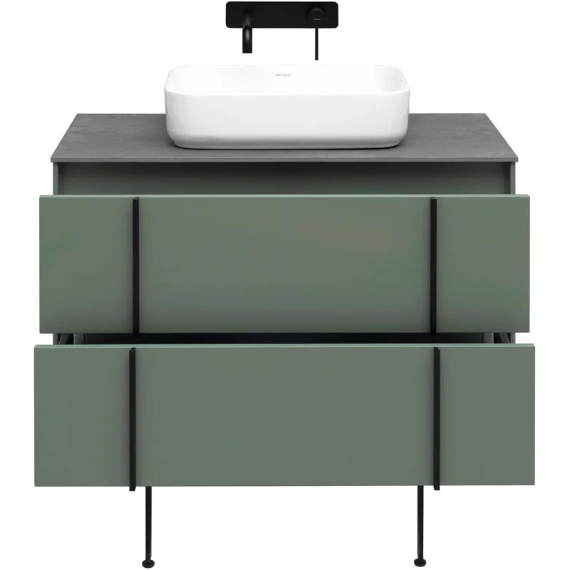 Тумба под раковину Allen Brau Reality 90 1.32006.CGM олива матовый
