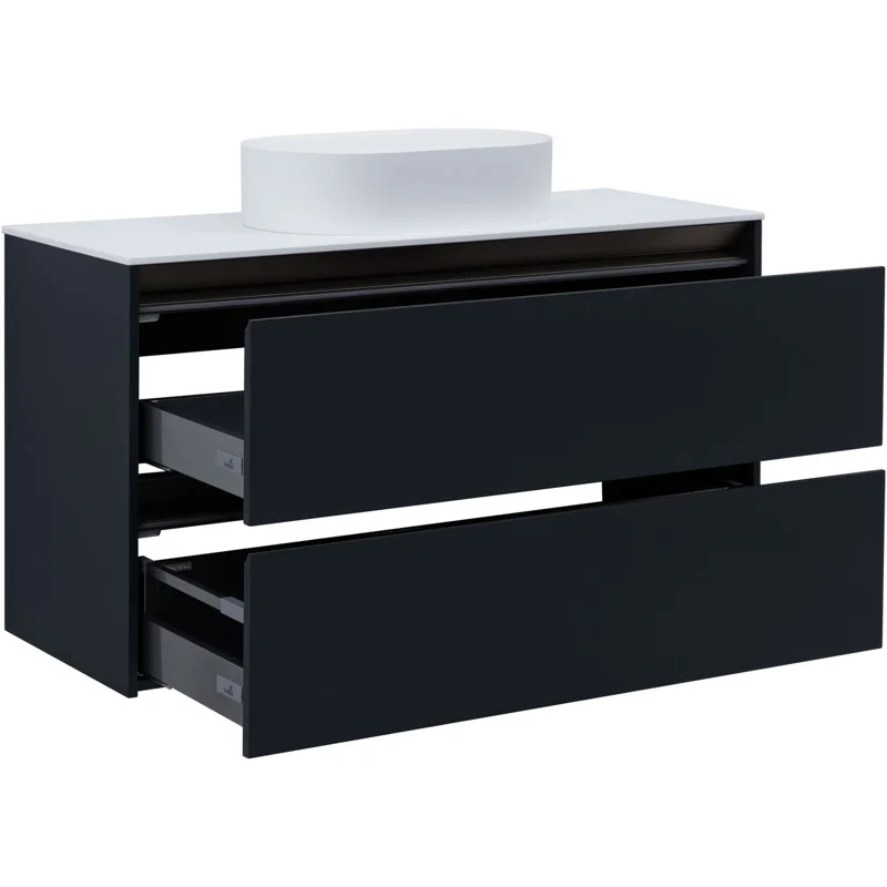 Тумба под раковину Allen Brau Activity 120 1.34015.AM антрацит матовый/олива браш