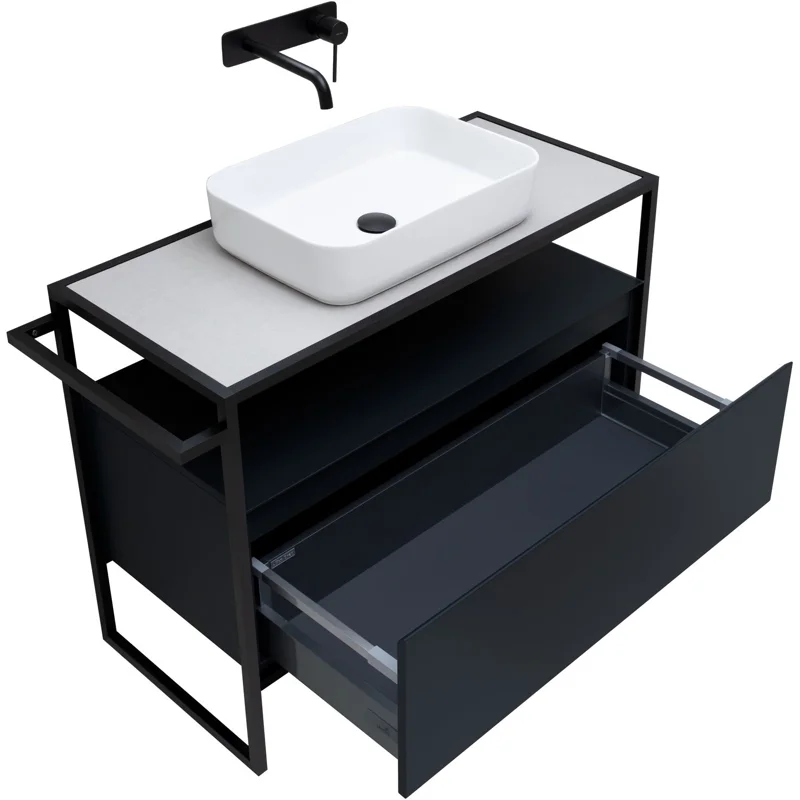 Тумба под раковину Allen Brau Priority 100 1.31003.AM антрацит матовый