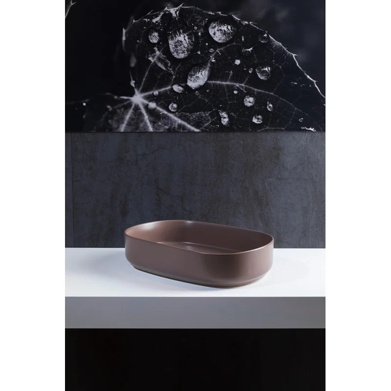 Раковина накладная Allen Brau Fantasy 55 4.11022.TP коричневый