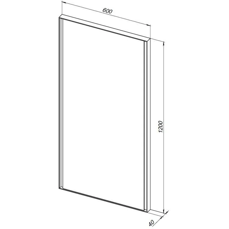 Зеркало Allen Brau Infinity 60 1.21020.WT белый