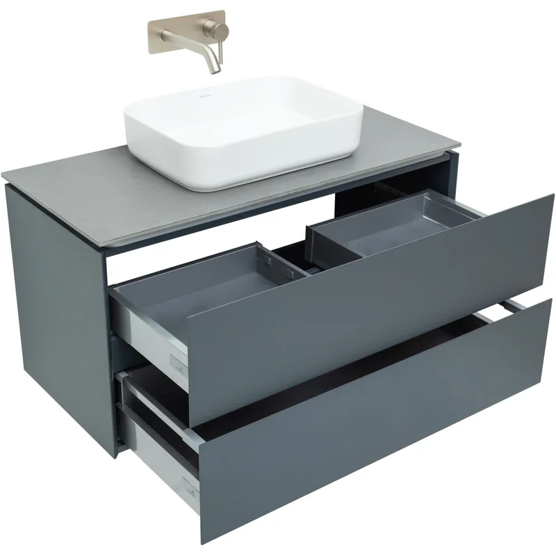 Тумба под раковину Allen Brau Infinity 100 1.21003.AM антрацит матовый