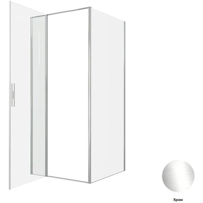 Душевой уголок Allen Brau Priority 90x90 3.31025.00 + 3.31043.00 хром