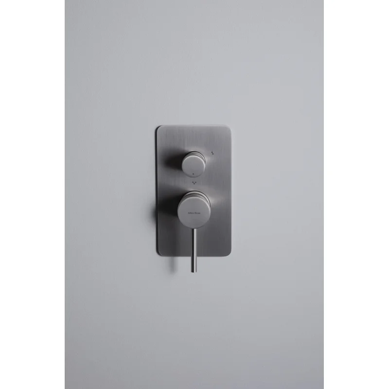 Смеситель для ванны Allen Brau Priority 5.31A11-BN (с внутренней частью, 3 выхода) никель