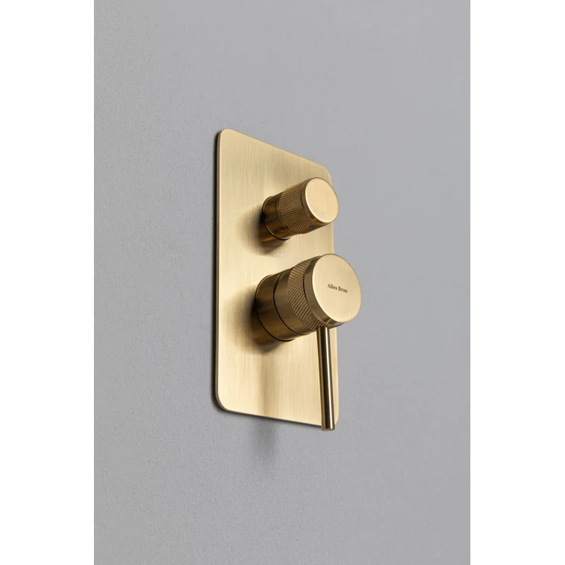 Смеситель для ванны Allen Brau Priority 5.31A11-GB (с внутренней частью, 3 выхода) золото