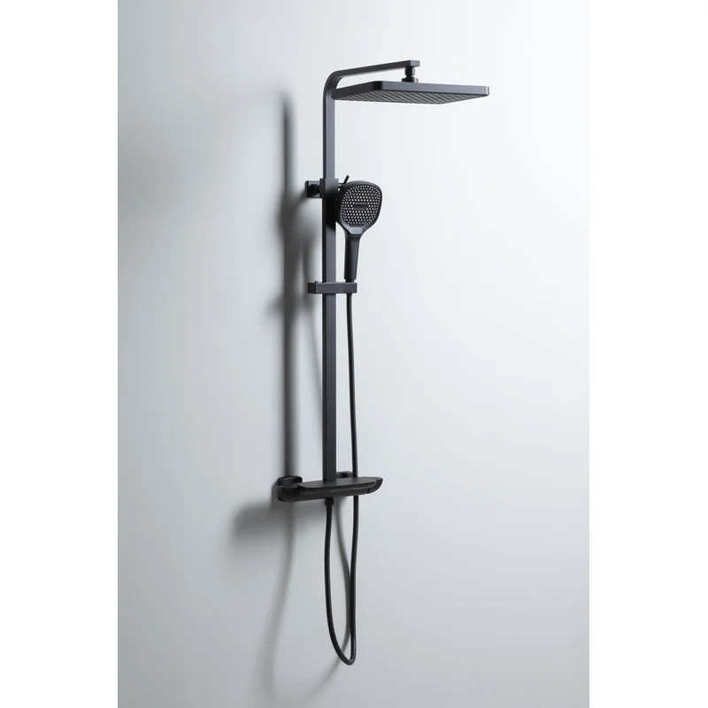 Душевая стойка Allen Brau Infinity 5.21030-31 черный матовый