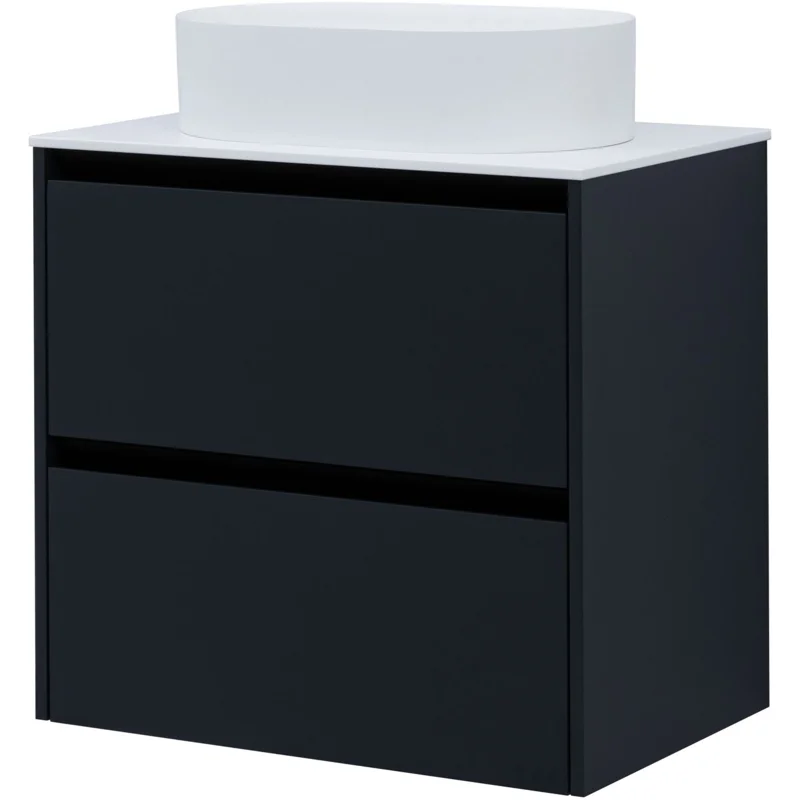 Тумба под раковину Allen Brau Activity 70 1.34003.AM антрацит матовый/черный браш