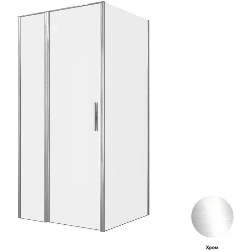 Душевой уголок Allen Brau Priority 100x90 3.31028.00 + 3.31043.00 хром