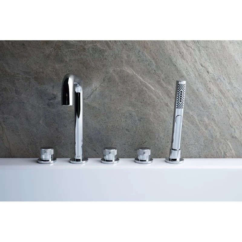 Смеситель на борт ванны Allen Brau Priority 5.31007-00 (с внутренней частью) хром