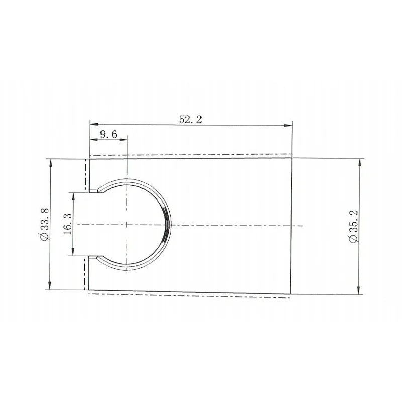 Держатель для душа Allen Brau Infinity 5.21C17-00 хром