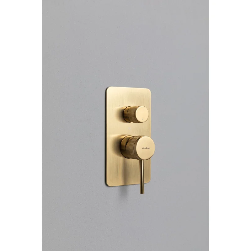 Смеситель для ванны Allen Brau Priority 5.31A11-GB (с внутренней частью, 3 выхода) золото
