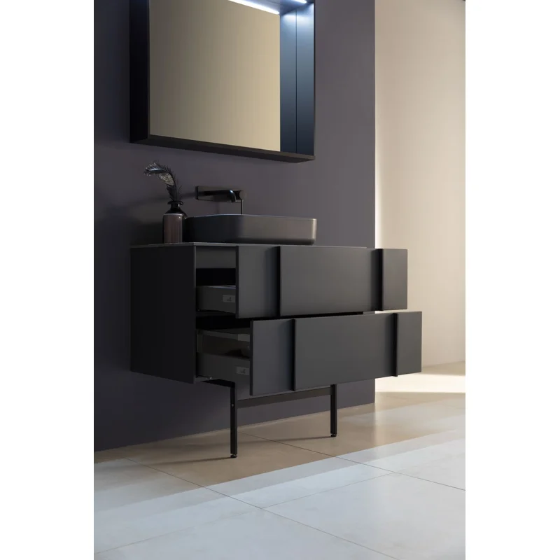 Тумба под раковину Allen Brau Reality 90 1.32006.AM антрацит матовый