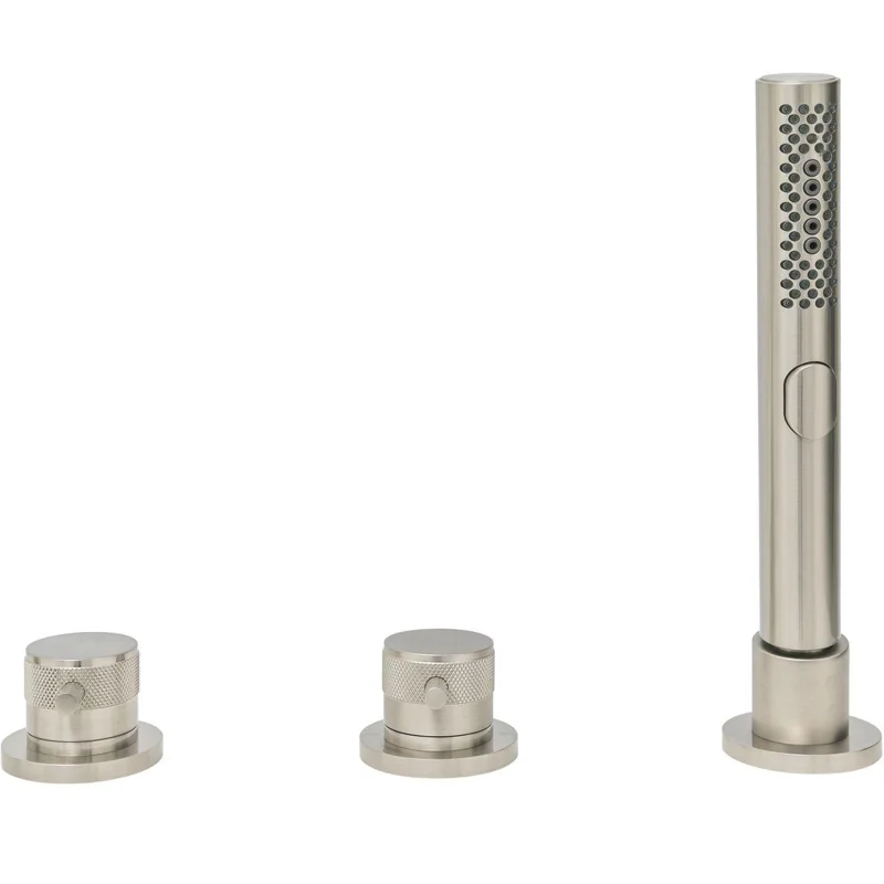 Смеситель на борт ванны Allen Brau Priority 5.31007-BN (с внутренней частью) никель браш