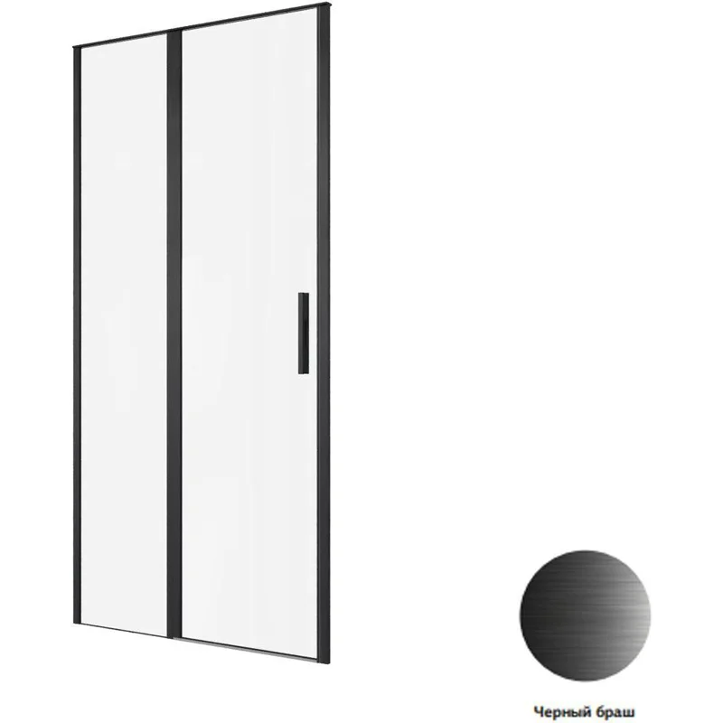 Душевая дверь Allen Brau Priority 120 3.31033.BBA черный браш