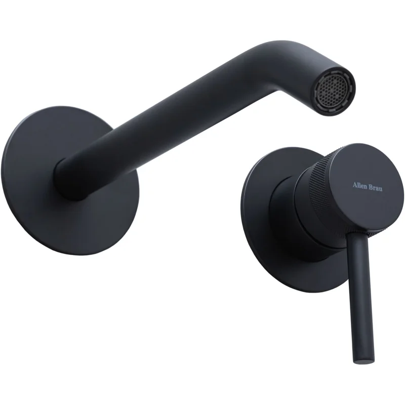 Смеситель для раковины Allen Brau Priority 5.31A03-31 (с внутренней частью) черный матовый