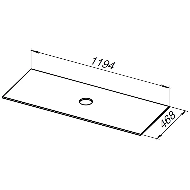 Столешница Allen Brau Fantasy 120 1.11011.GR-S графит структ