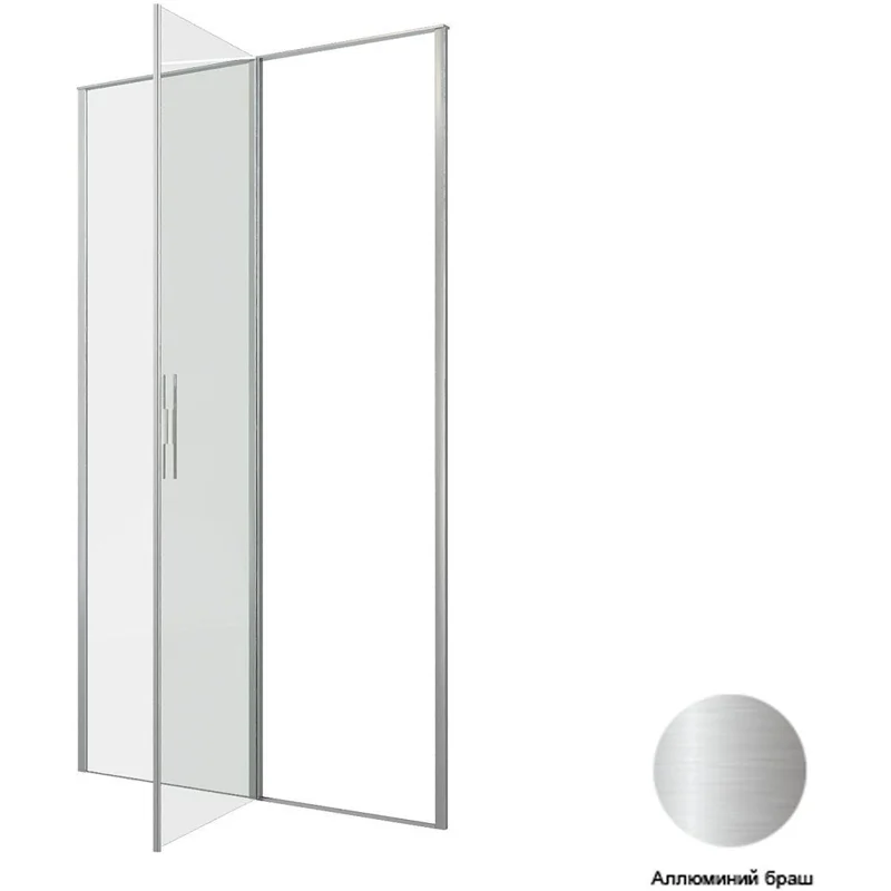 Душевая дверь Allen Brau Priority 120 3.31008.BA серебро браш