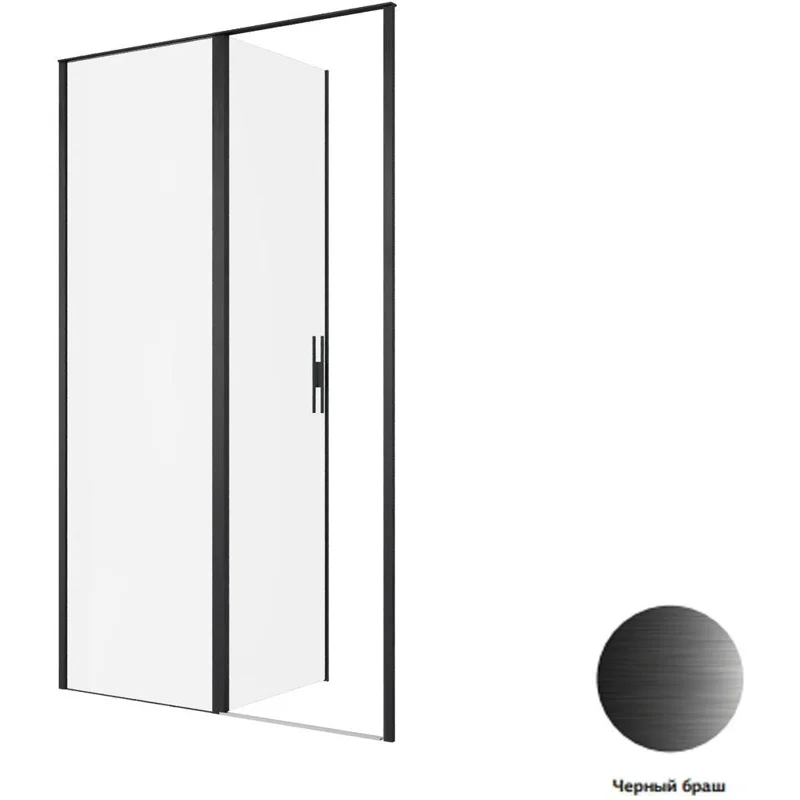 Душевая дверь Allen Brau Priority 120 3.31033.BBA черный браш