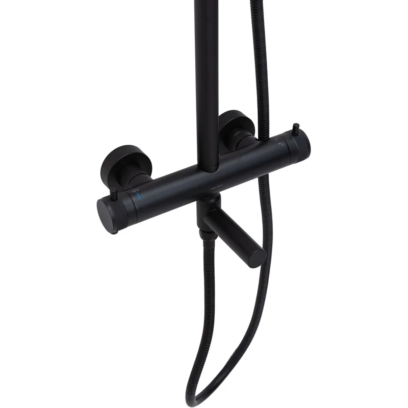 Душевая стойка Allen Brau Priority 5.31T10-31 черный матовый