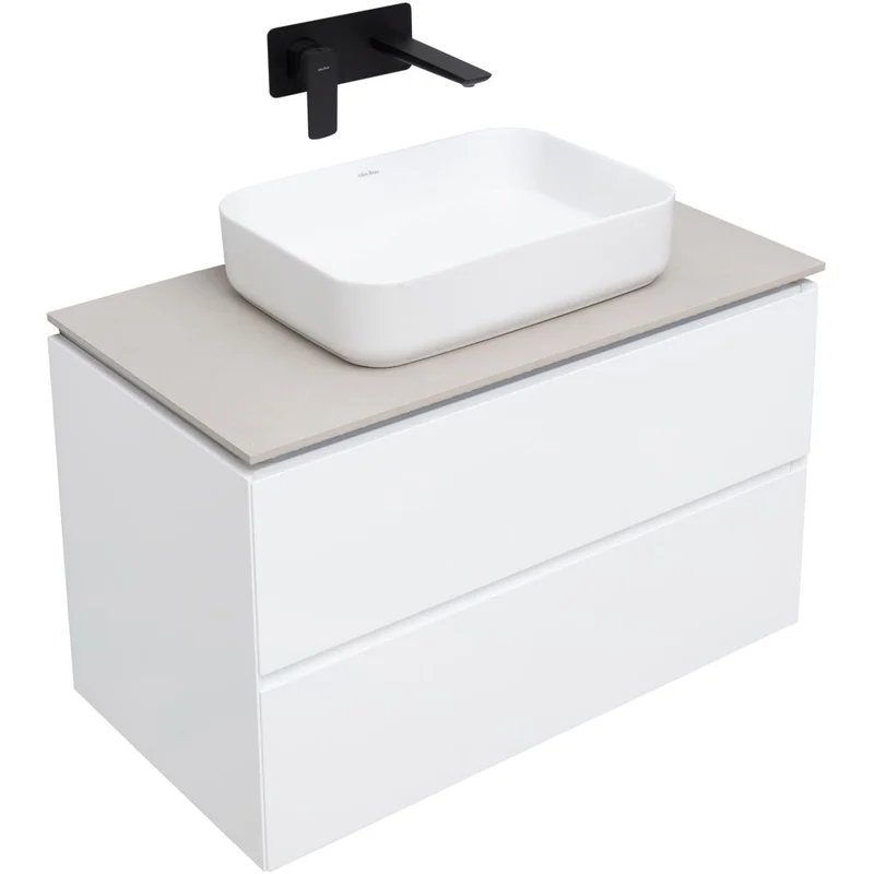 Тумба под раковину Allen Brau Infinity 85 1.21001.WM белый матовый