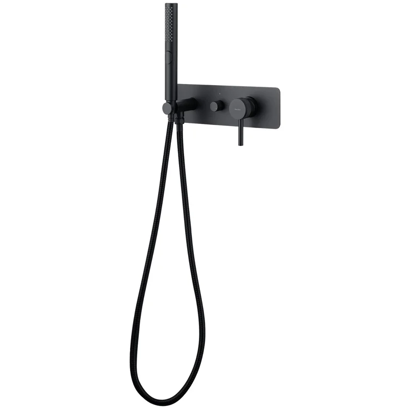 Смеситель для душа Allen Brau Priority 5.31009-31 (с внутренней частью, 2 хода) черный матовый