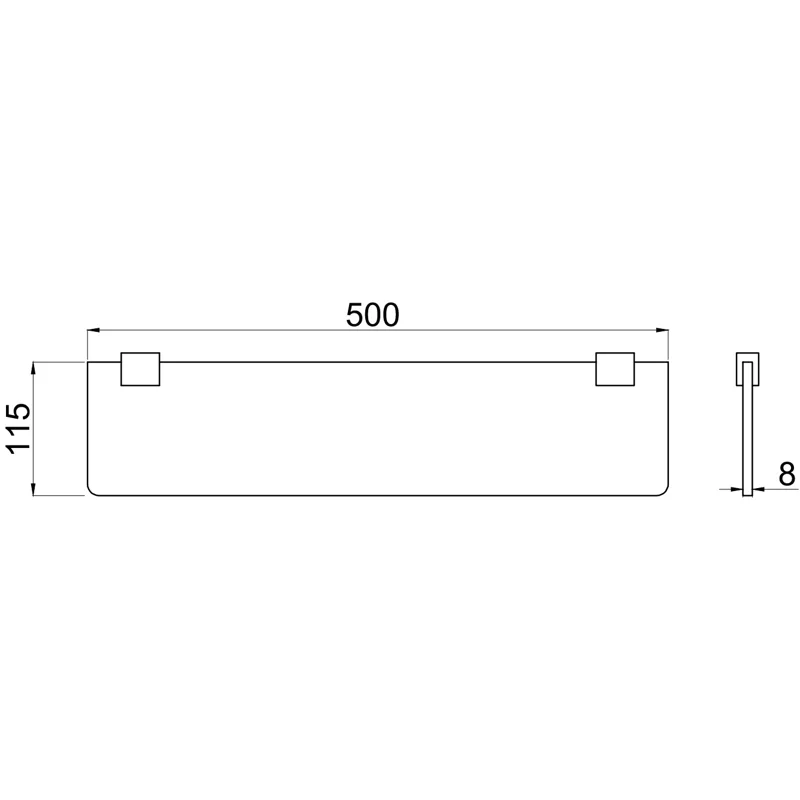 Полочка Allen Brau Infinity 6.21012-00 хром