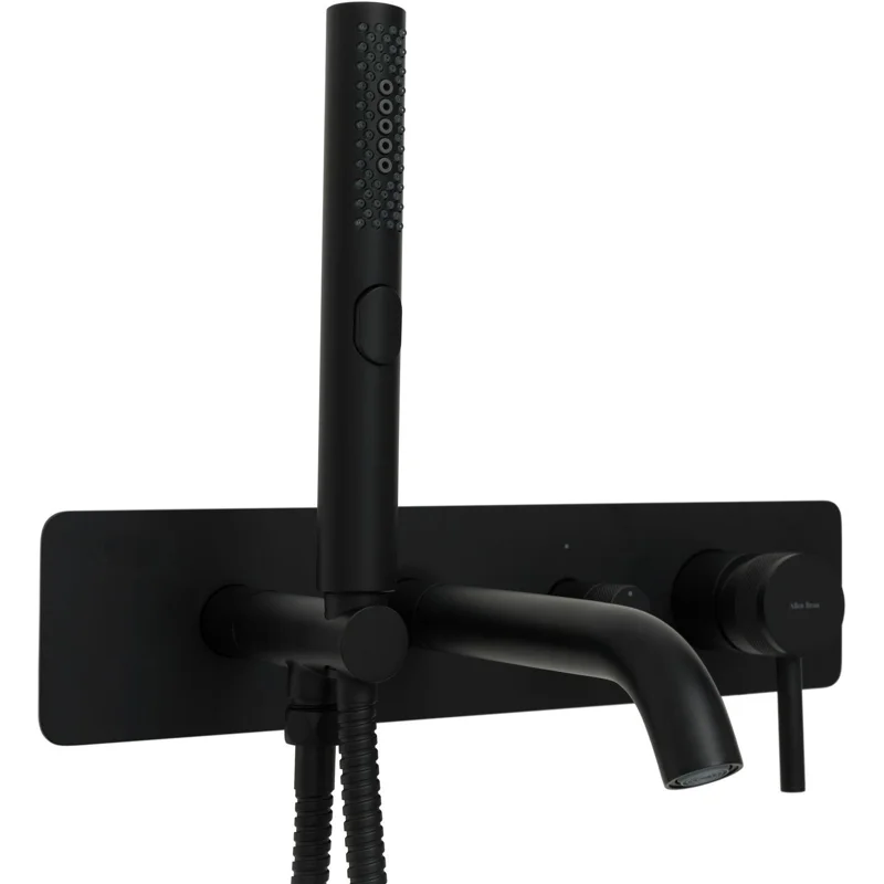Смеситель для ванны с душем Allen Brau Priority 5.31006-31 (с внутренней частью) черный матовый