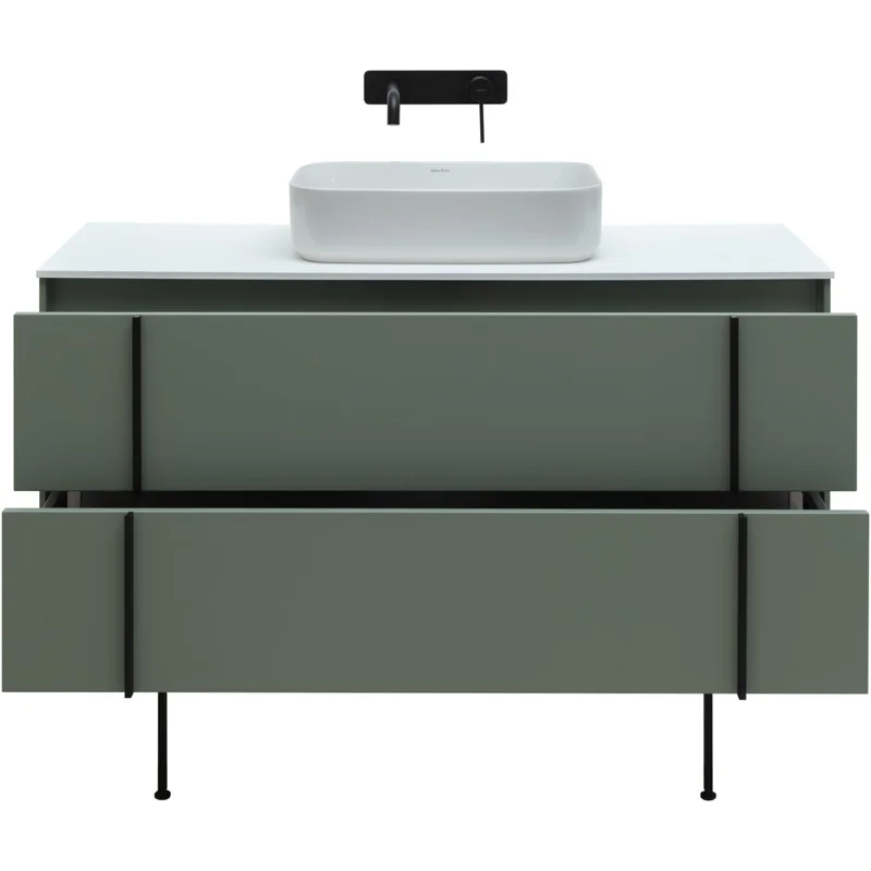 Тумба под раковину Allen Brau Reality 120 1.32008.CGM олива матовый