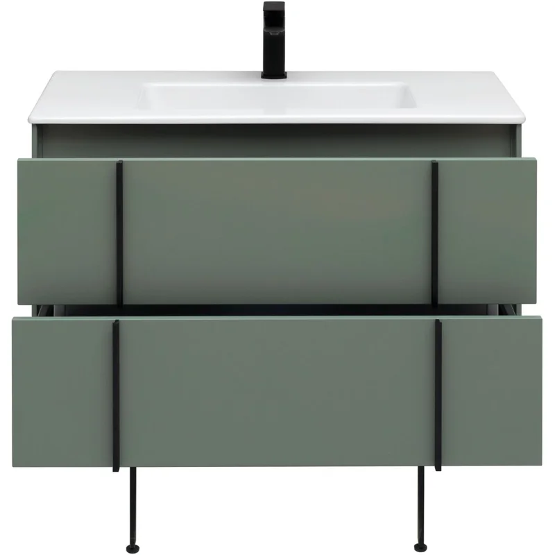 Тумба под раковину Allen Brau Reality 90 1.32006.CGM олива матовый