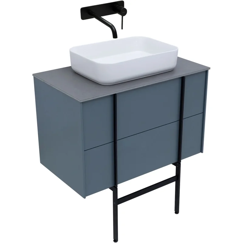 Тумба под раковину Allen Brau Reality 80 1.32005.BGM синий матовый