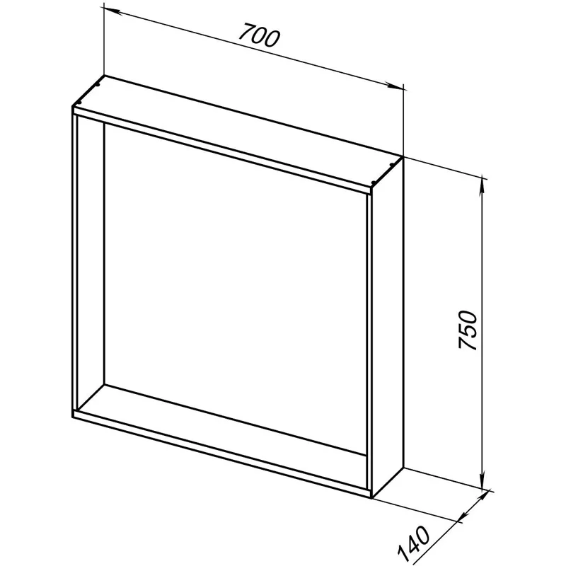 Зеркало Allen Brau Reality 70 1.32017.02 серебро браш