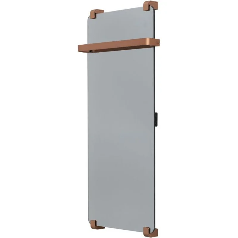 Полотенцесушитель электрический Allen Brau Infinity 100x44 с рейлингом и креплением, серебро браш Полотенцесушитель электрический Allen Brau Infinity 100x44 с рейлингом и креплением, серебро браш