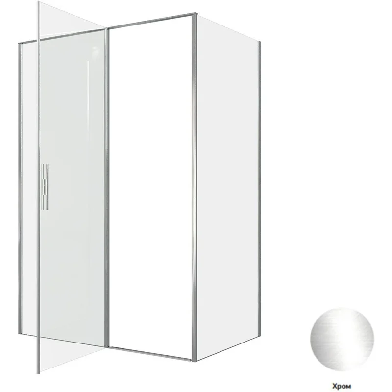 Душевой уголок Allen Brau Priority 140x90 3.31034.00 + 3.31043.00 хром