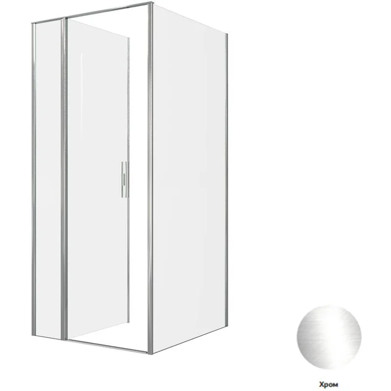 Душевой уголок Allen Brau Priority 90x100 3.31025.00 + 3.31046.00 хром