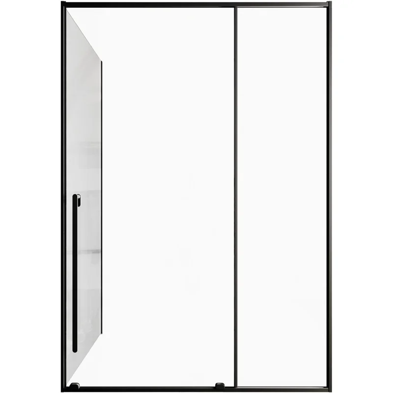 Душевой уголок Allen Brau Fantasy 140x80 3.11008.31 + 3.11012.31 черный матовый