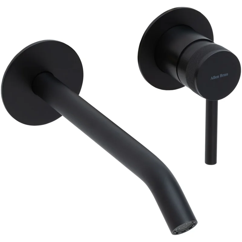 Смеситель для раковины Allen Brau Priority 5.31A03-31 (с внутренней частью) черный матовый