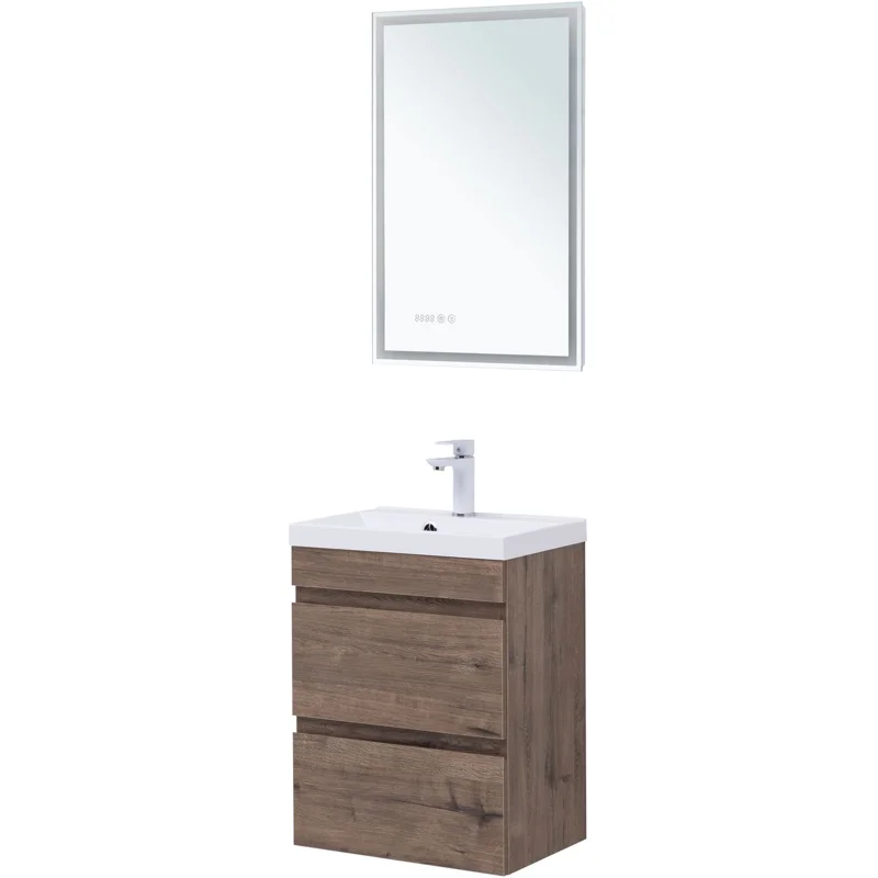 Тумба под раковину Aquanet Нота New 50 дуб веллингтон табак