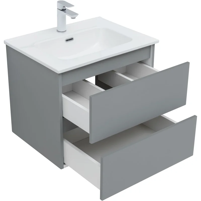 Тумба под раковину Aquanet Вега 2.0 60 мисти грин