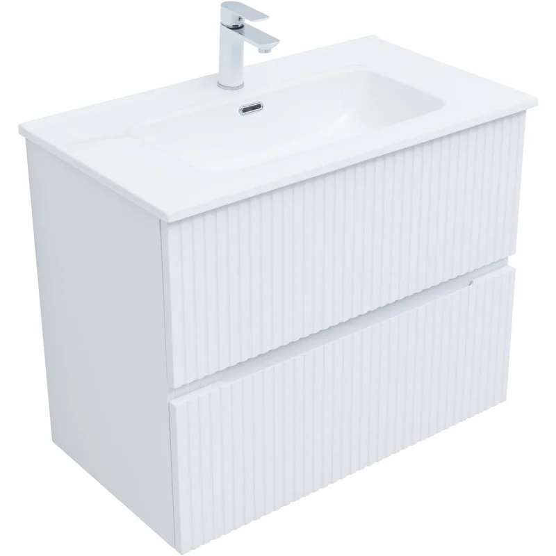 Тумба под раковину Aquanet Джейн 80 белый матовый