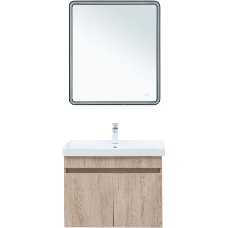 Тумба под раковину Aquanet Оптима 70 дуб светлый