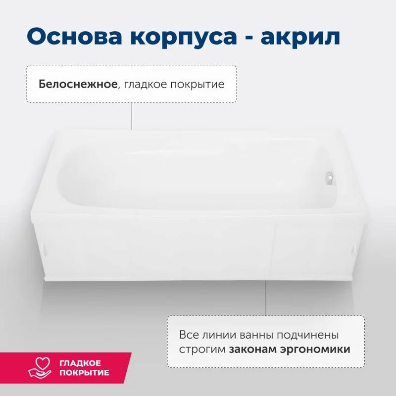 Акриловая ванна Aquanet Extra 170x70 (с каркасом)